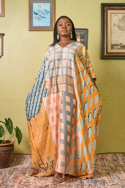 Itikadi Akisi Satin Kaftan